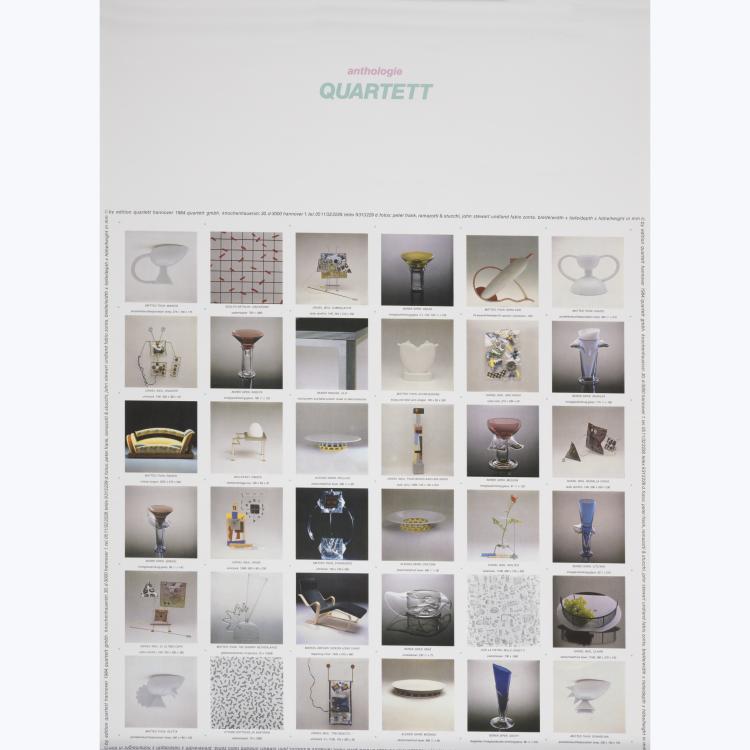 Bild 4 zu Objekt, Zwei Plakate und zwei Kataloge, 1984, Anthologie Quartett, 158B 470