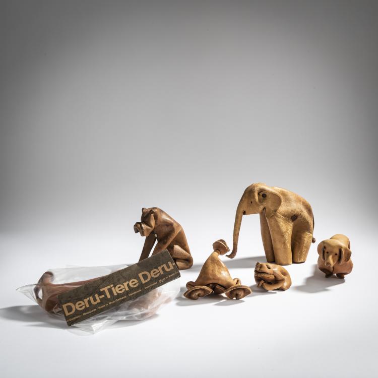 Bild 2 zu Objekt, Five 'Deru' toy animals, 1960s, Deru, Wiesbaden, 157A 131