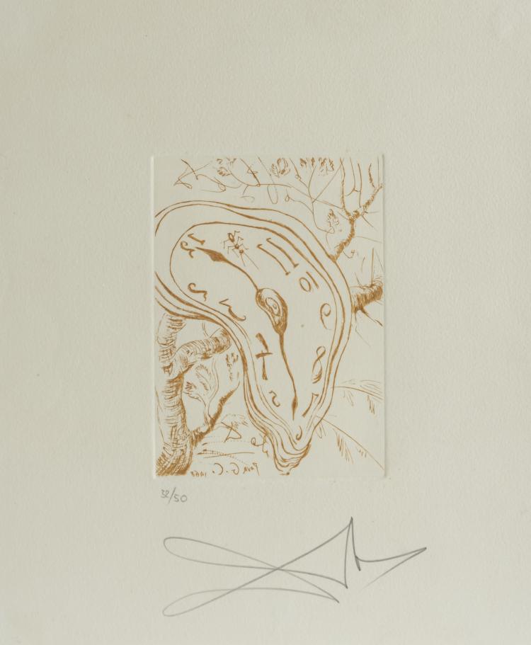 Hauptbild zu Objekt, 'Melting Clock', 1968, Salvador Dal&iacute;, 157C 669