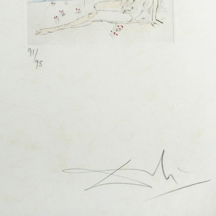 Bild 2 zu Objekt, 'Petits Nus d'Apollinaire', 1967, Salvador Dal&iacute;, 157C 667
