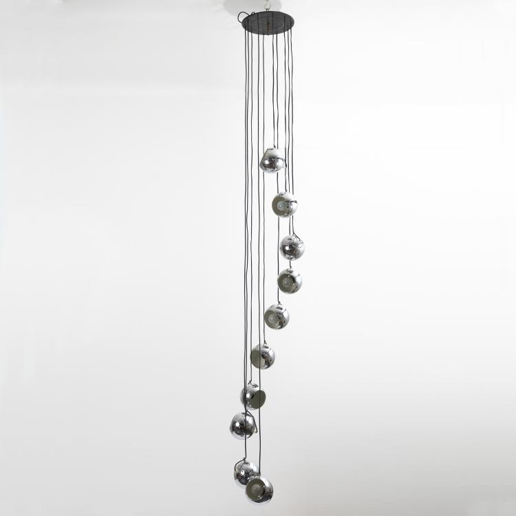 Hauptbild zu Objekt, Pendant light, c. 1965, Harvey Guzzini, Harvey Guzzini spA., Mailand, 158A 155