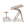 'Reply' drawing desk and stool, 1954