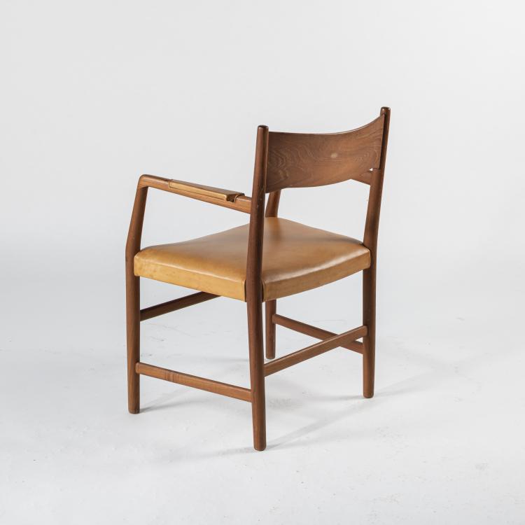 Bild 2 zu Objekt, 'Rathaus'-Stuhl, um 1937, Hans J. Wegner, Planm&ouml;bler, Aarhus, 158B 370