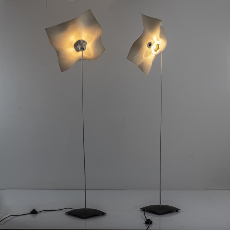 Hauptbild zu Objekt, 2 'Area' floor lamps, 1974, Mario Bellini, Artemide, Mailand, 158A 251