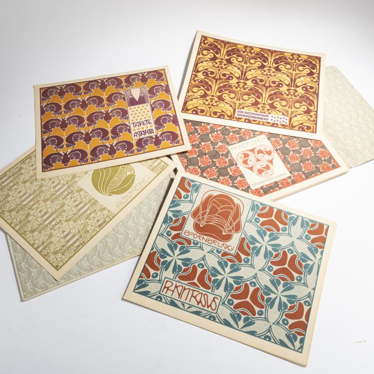 Bild 1 zu Objekt, Portfolio 'Flaechen Schmuck', 1901/02, Koloman Moser, 160A 50