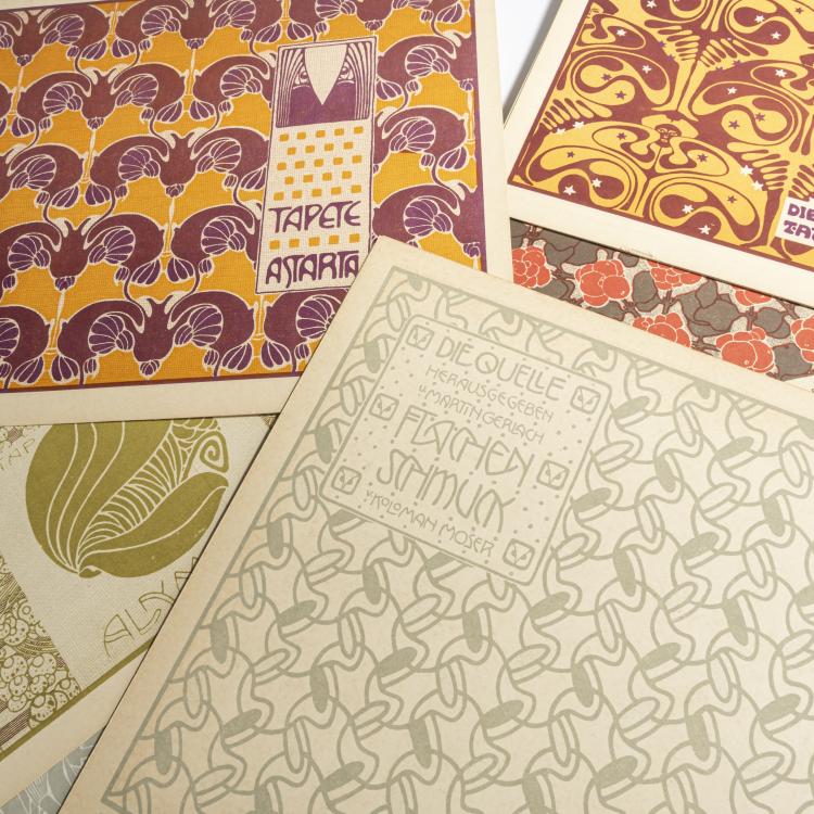 Bild 2 zu Objekt, Portfolio 'Flaechen Schmuck', 1901/02, Koloman Moser, 160A 50