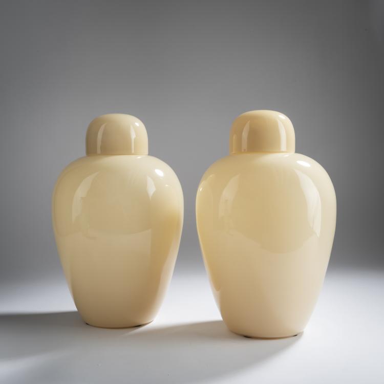 Hauptbild zu Objekt, Two 'Cinese' vases, 1960s, Paolo Venini, Venini & C., Murano, 158C 845