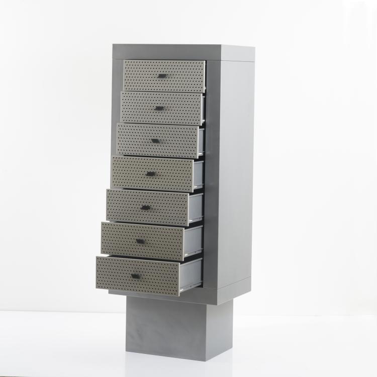 Bild 2 zu Objekt, Schubladenschrank / Kommode 'Settimanale', um 1985, Matteo Thun, Bieffeplast, Padua, 158A 294