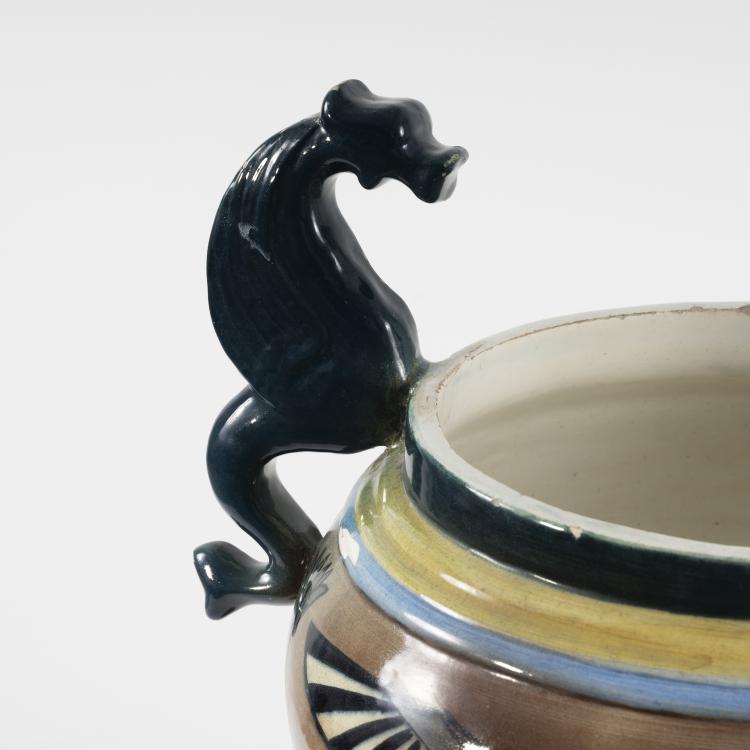 Bild 1 zu Objekt, Cachepot with pillar, 1920s, England, 159C 585