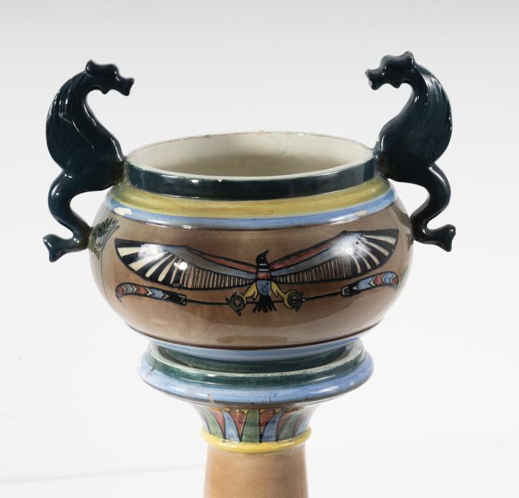 Bild 3 zu Objekt, Cachepot with pillar, 1920s, England, 159C 585