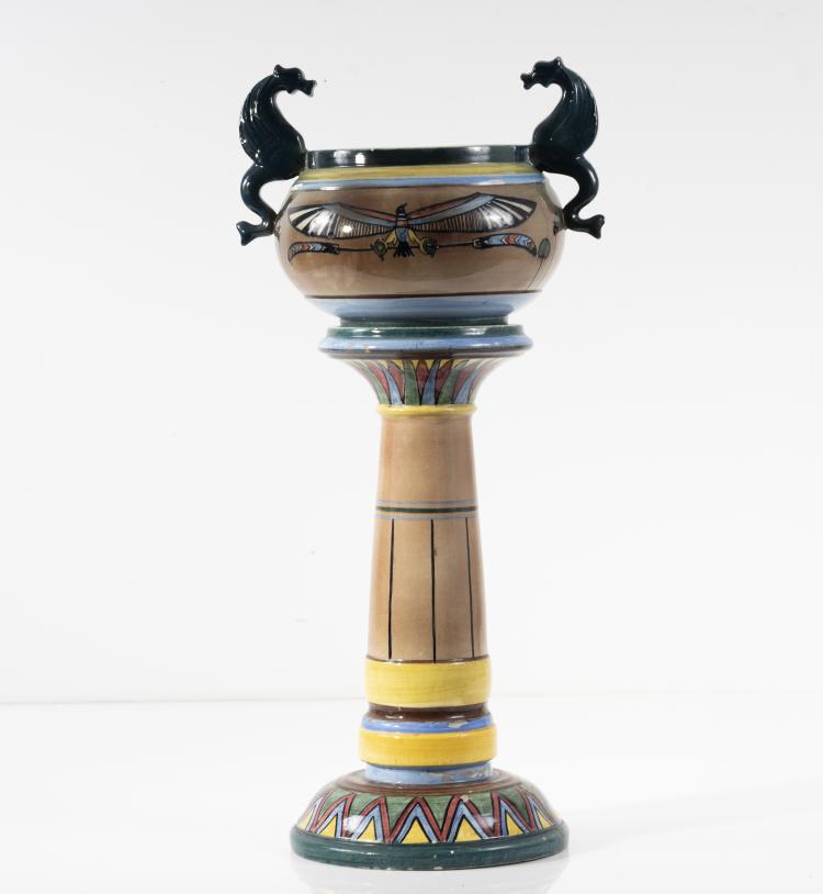 Bild 4 zu Objekt, Cachepot with pillar, 1920s, England, 159C 585
