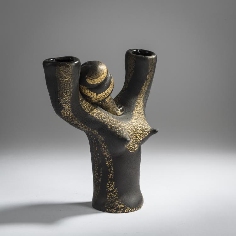 Hauptbild zu Objekt, Unique vase 'Nerox torso', c. 1952, Toso, Fratelli, Murano, 158C 971