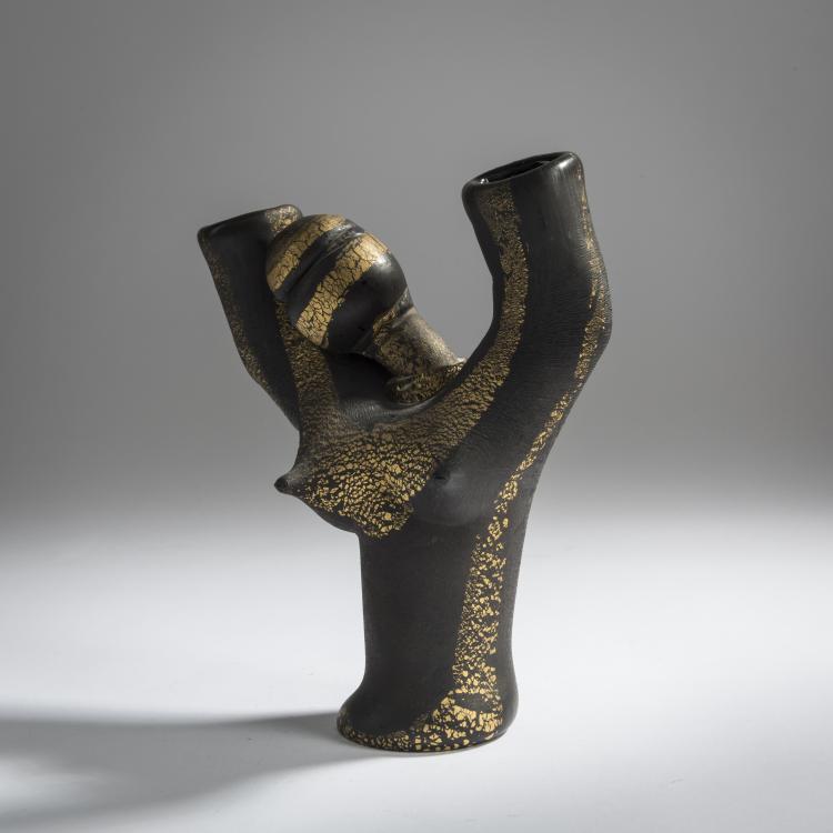 Bild 2 zu Objekt, Unique vase 'Nerox torso', c. 1952, Toso, Fratelli, Murano, 158C 971