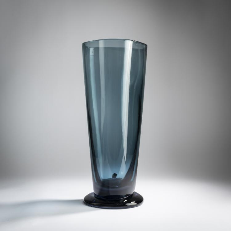 Hauptbild zu Objekt, Tall 'Sommerso verde violetto' vase, 1957, Flavio Poli, Seguso Vetri d'Arte, Murano, 158C 926