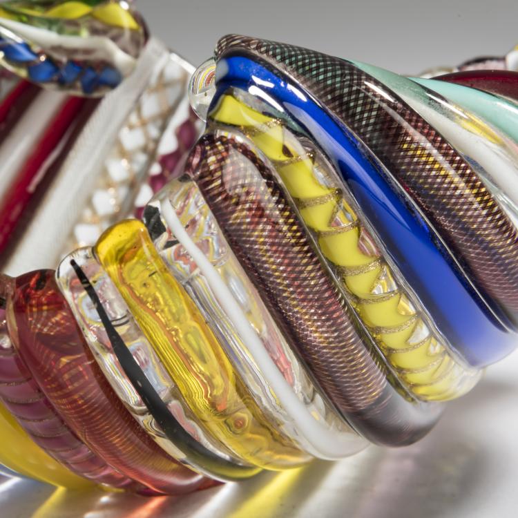 Bild 3 zu Objekt, 'A canne' bowl, c. 1955, Anzolo Fuga, A.Ve.M., Murano, 158C 955