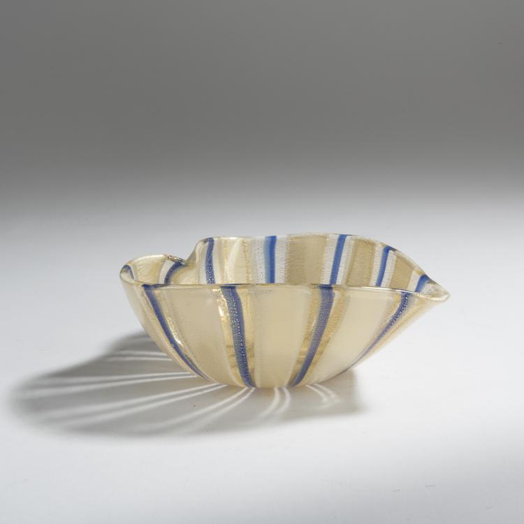 Bild 1 zu Objekt, 'A canne' bowl, c. 1948, Flavio Poli, Seguso Vetri d'Arte, Murano, 158C 911