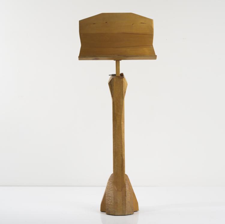 Hauptbild zu Objekt, Anthroposophical music stand, c. 1980, Rudolf Geraets, Geraets, Rudolf, 158B 550