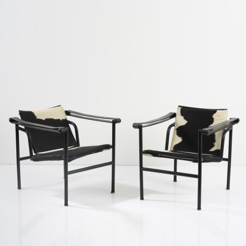 2 'LC 1' armchairs, 1928