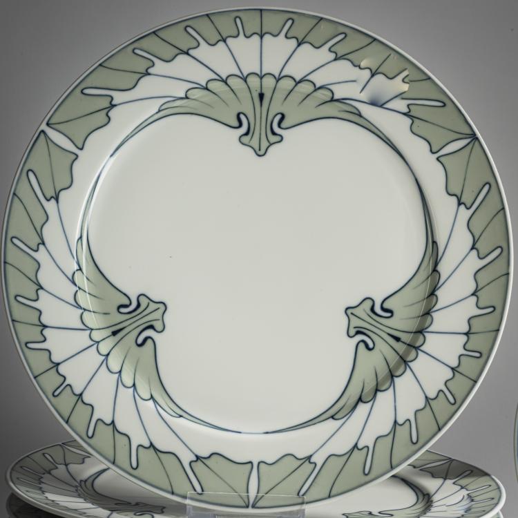 Bild 2 zu Objekt, Speiseservice 'Fl&uuml;gelmuster', 1901, Rudolf Hentschel, Meissen, KPM, 159C 516