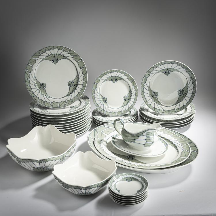 Bild 3 zu Objekt, Speiseservice 'Fl&uuml;gelmuster', 1901, Rudolf Hentschel, Meissen, KPM, 159C 516