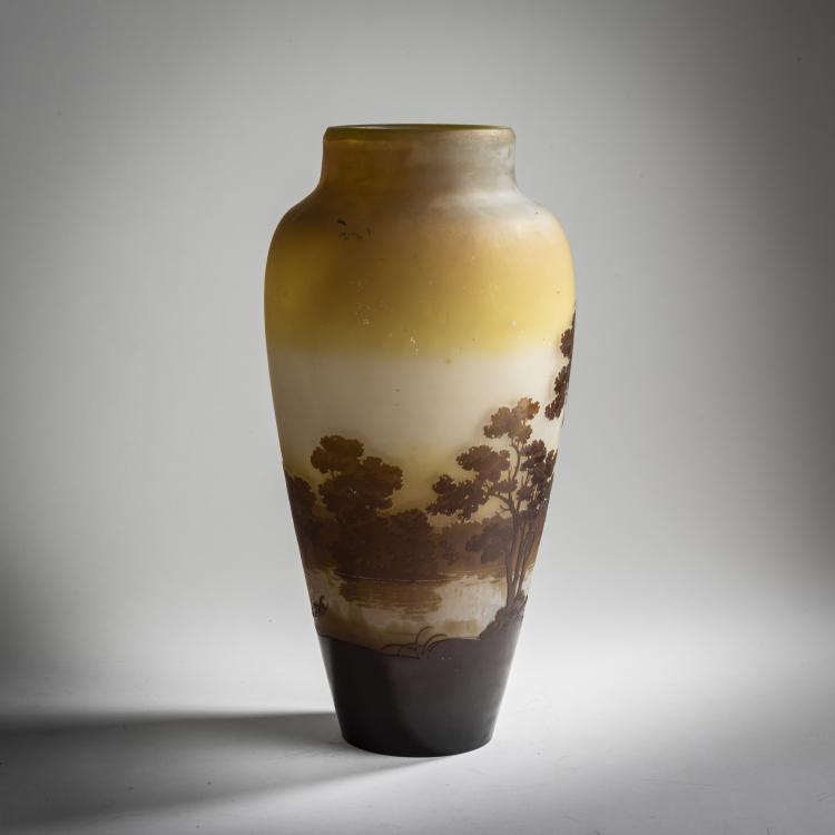 Bild 1 zu Objekt, Vase 'Paysage', 1905-08, Gall&eacute;, Etablissements, Nancy, 159B 185