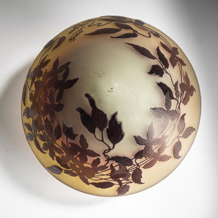 Bild 1 zu Objekt, Lampenschirm 'Cl&eacute;matites', 1908-20, Gall&eacute;, Etablissements, Nancy, 159B 188