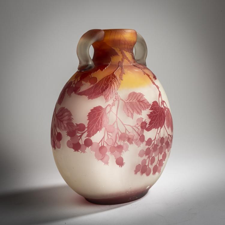 Bild 2 zu Objekt, Henkelvase 'Groseilles', 1908-20, Gall&eacute;, Etablissements, Nancy, 159B 189