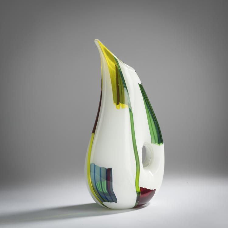Hauptbild zu Objekt, 'Bandierine' vase, 1956, Anzolo Fuga, A.Ve.M., Murano, 158C 958