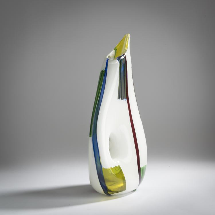 Bild 2 zu Objekt, 'Bandierine' vase, 1956, Anzolo Fuga, A.Ve.M., Murano, 158C 958
