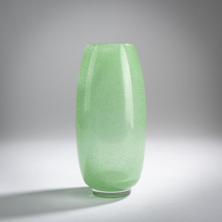 Hauptbild zu Objekt, 'Sommerso a bollicine' vase, 1932/33, Carlo Scarpa, Venini & C., Murano, 158C 794