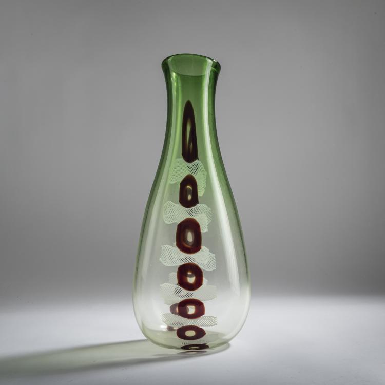 Hauptbild zu Objekt, 'Murrine Incatenate' vase, 1959, Anzolo Fuga, A.Ve.M., Murano, 158C 957
