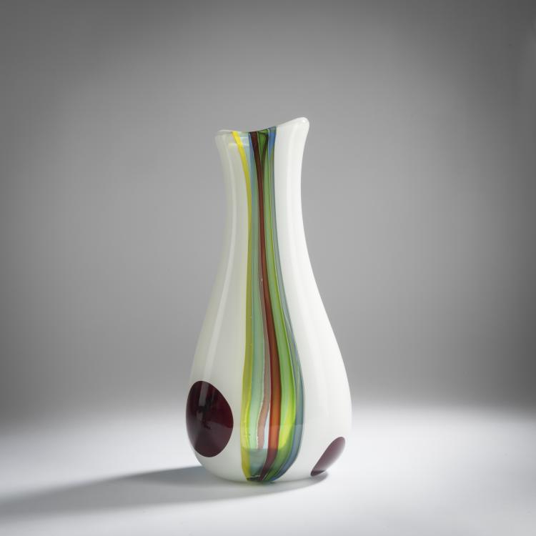Hauptbild zu Objekt, 'A canne macchiato' vase, c. 1956, Anzolo Fuga, A.Ve.M., Murano, 158C 962