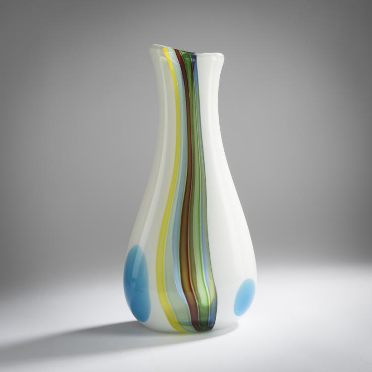Bild 3 zu Objekt, 'A canne macchiato' vase, c. 1956, Anzolo Fuga, A.Ve.M., Murano, 158C 962