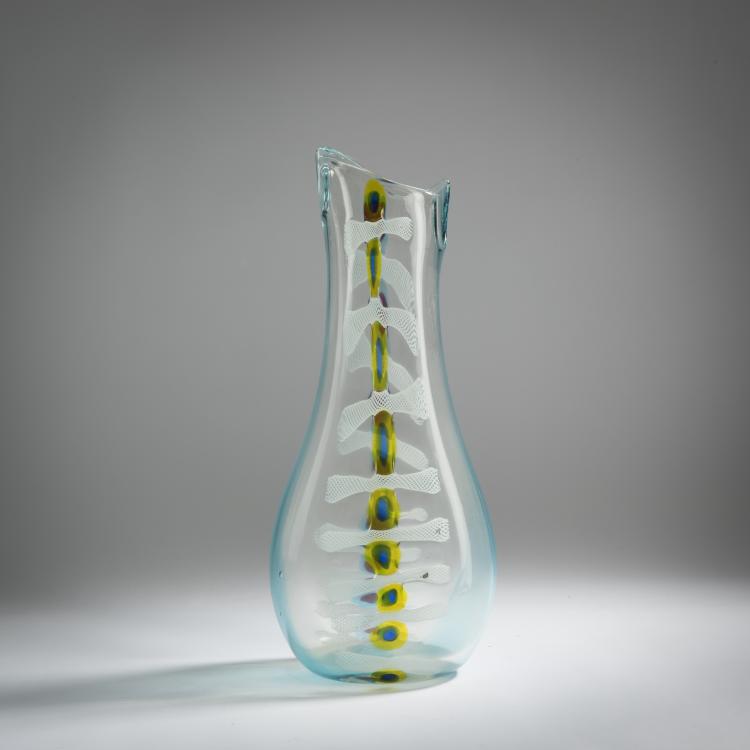 Hauptbild zu Objekt, 'Murrine Incatenate' vase, 1959, Anzolo Fuga, A.Ve.M., Murano, 158C 963