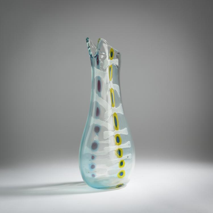 Bild 1 zu Objekt, 'Murrine Incatenate' vase, 1959, Anzolo Fuga, A.Ve.M., Murano, 158C 963