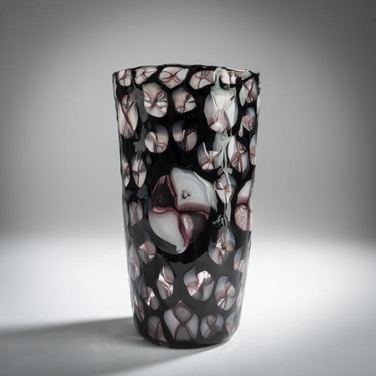 Hauptbild zu Objekt, 'Murrine' vase, c. 1960, Ermanno Toso, Toso, Fratelli, Murano, 158C 974