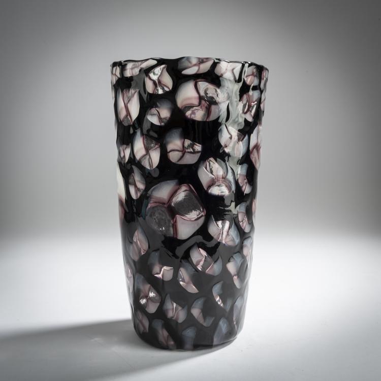 Bild 1 zu Objekt, 'Murrine' vase, c. 1960, Ermanno Toso, Toso, Fratelli, Murano, 158C 974