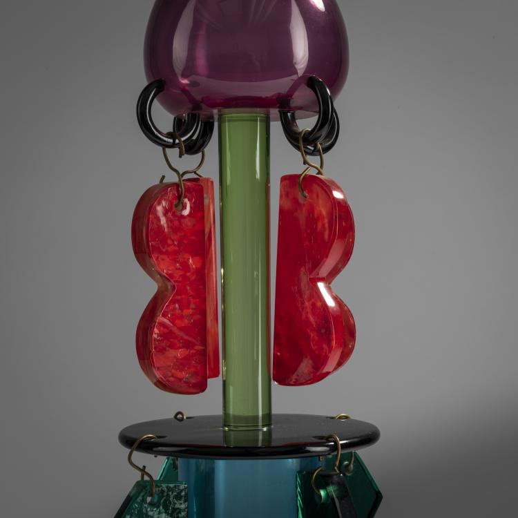 Bild 2 zu Objekt, 'Clesitera' object, 1986, Ettore Sottsass, Toso Vetri d'Arte, Murano f&uuml;r Memphis, Mailand, 158A 282