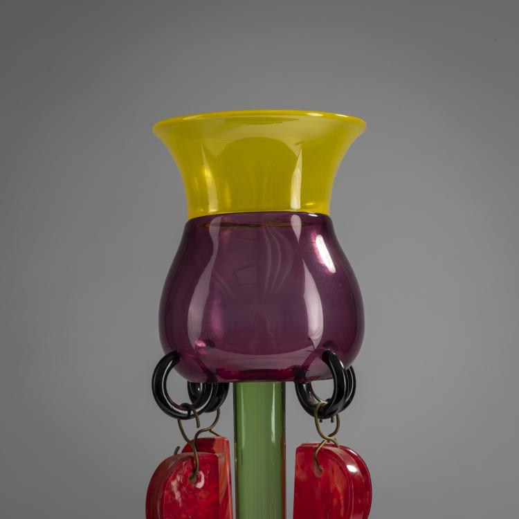 Bild 3 zu Objekt, 'Clesitera' object, 1986, Ettore Sottsass, Toso Vetri d'Arte, Murano f&uuml;r Memphis, Mailand, 158A 282