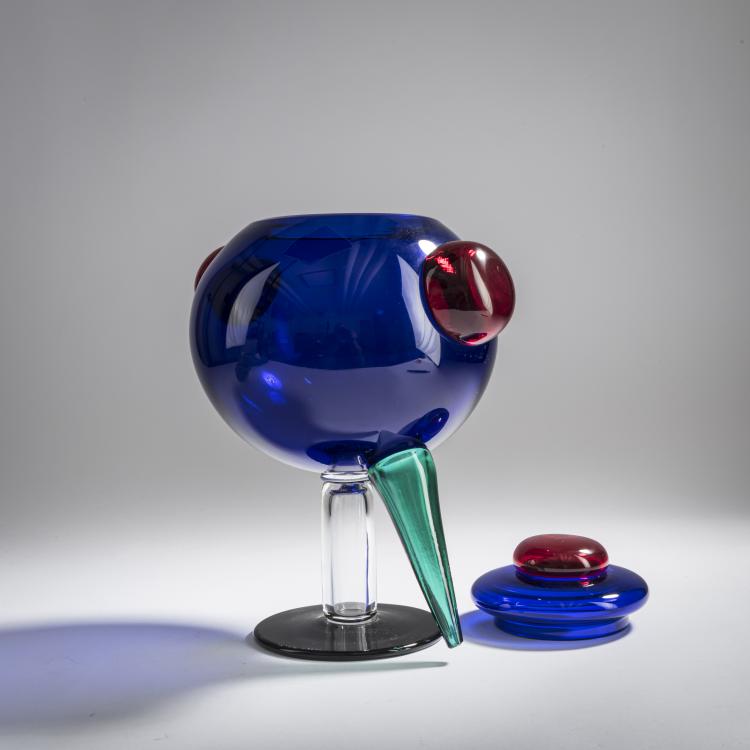 Bild 2 zu Objekt, 'Rigel' glass object, 1982, Marco Zanini, Toso Vetri d'Arte, Murano Memphis, Mailand, 158A 280