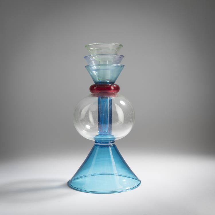 Hauptbild zu Objekt, 'Alpha Centauri Flower' vase, 1982, Marco Zanini, Toso Vetri d'Arte; Memphis, Mailand, 158A 281