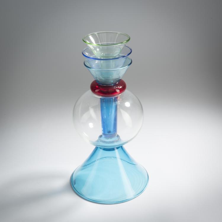 Bild 3 zu Objekt, 'Alpha Centauri Flower' vase, 1982, Marco Zanini, Toso Vetri d'Arte; Memphis, Mailand, 158A 281