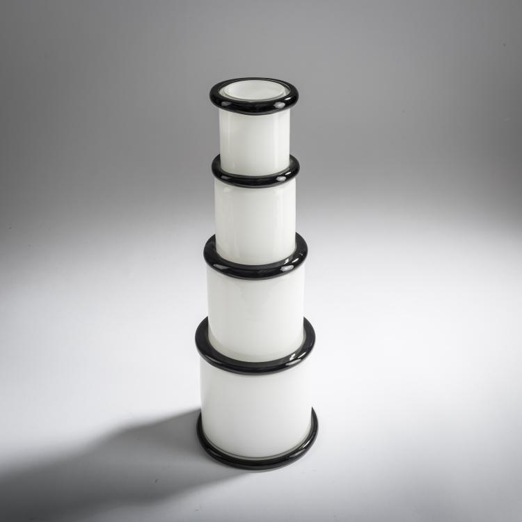 Bild 2 zu Objekt, 'Morosina' vase, 1974, Ettore Sottsass, Vetreria Vistosi, Murano, 158A 278
