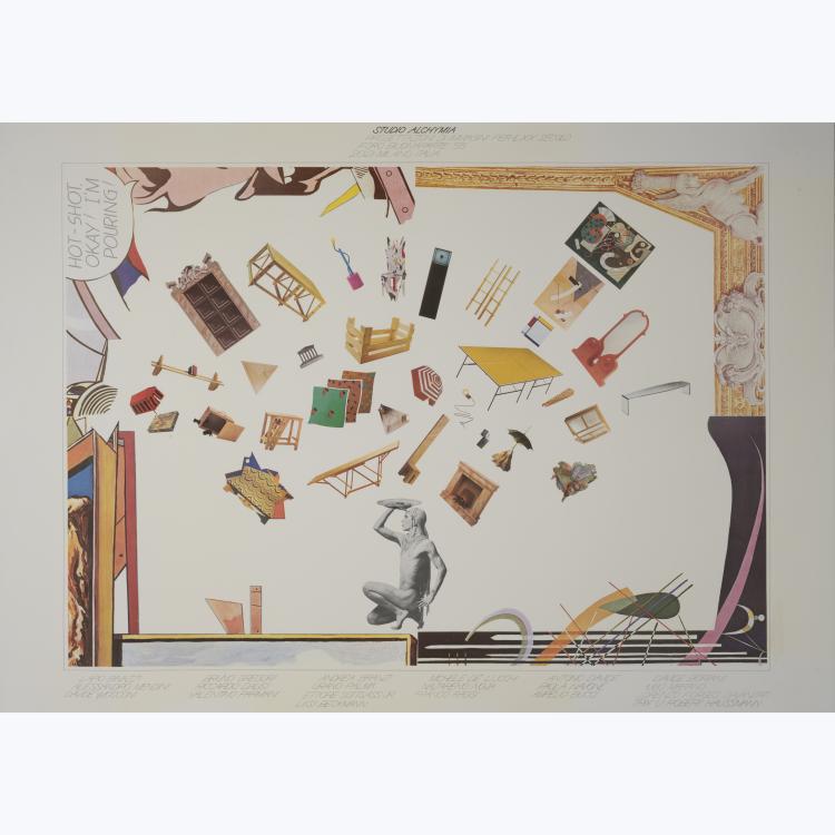 Hauptbild zu Objekt, Zwei Plakate 'bau. haus' und 'Studio Alchymia', um 1981, 158A 116