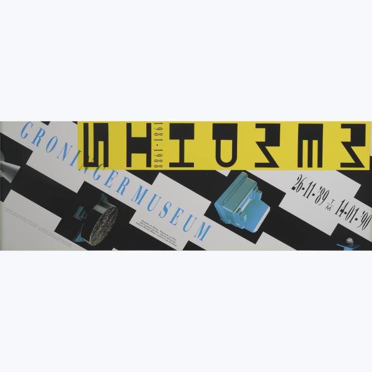 Bild 2 zu Objekt, Drei Plakate 'Memphis, Groninger Museum', 1989, Mike Bink,Swip Stolk, Memphis, Mailand, 158A 119