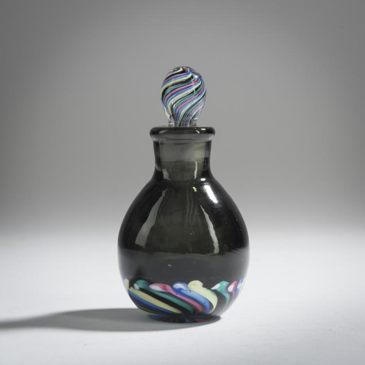 Hauptbild zu Objekt, 'Mosaico multicolore' flacon, c. 1954, Paolo Venini, Venini & C., Murano, 158C 830