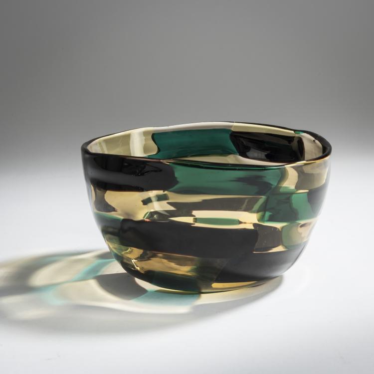Hauptbild zu Objekt, 'Pezzato' bowl, c. 1951, Fulvio Bianconi, Venini & C., Murano, 158C 829