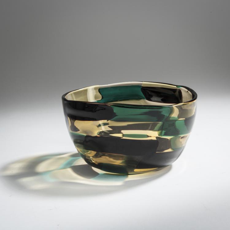 Bild 1 zu Objekt, 'Pezzato' bowl, c. 1951, Fulvio Bianconi, Venini & C., Murano, 158C 829