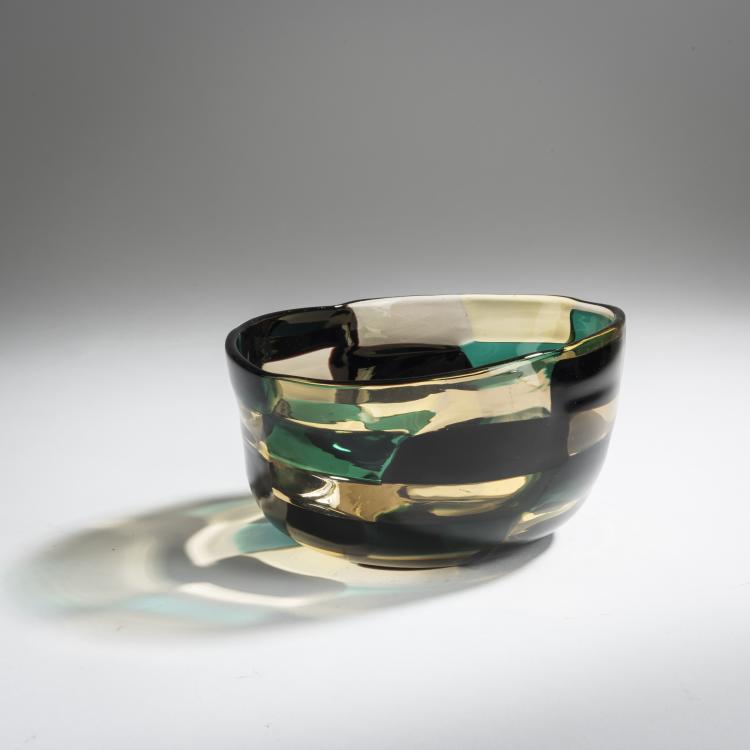 Bild 2 zu Objekt, 'Pezzato' bowl, c. 1951, Fulvio Bianconi, Venini & C., Murano, 158C 829