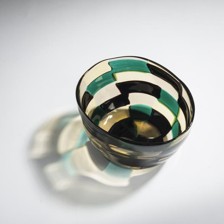 Bild 3 zu Objekt, 'Pezzato' bowl, c. 1951, Fulvio Bianconi, Venini & C., Murano, 158C 829